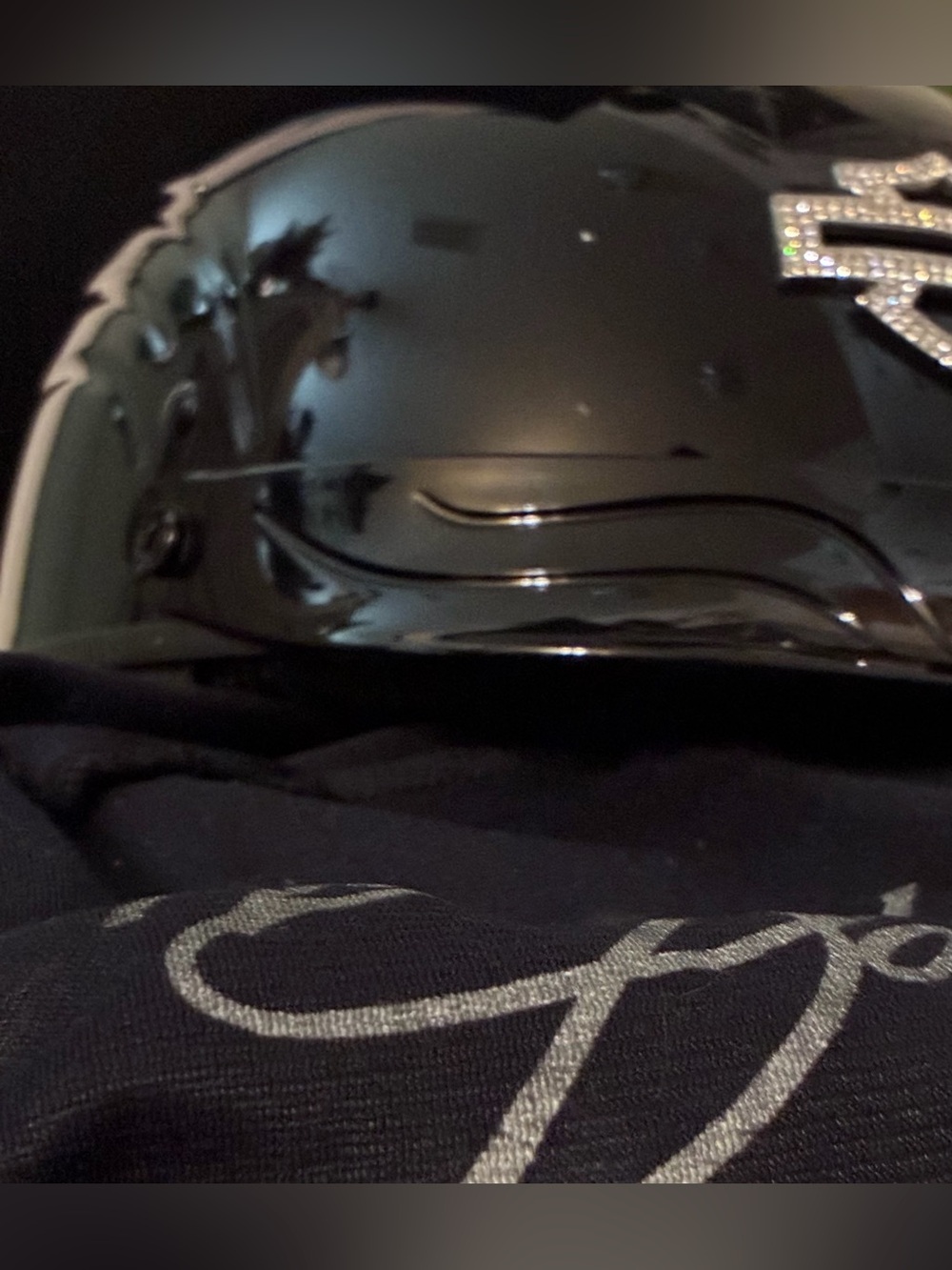 Harley-Davidson Women’s Bling Skyline Half Gloss Black DOT Helmet Size Sm - Picture 12 of 14